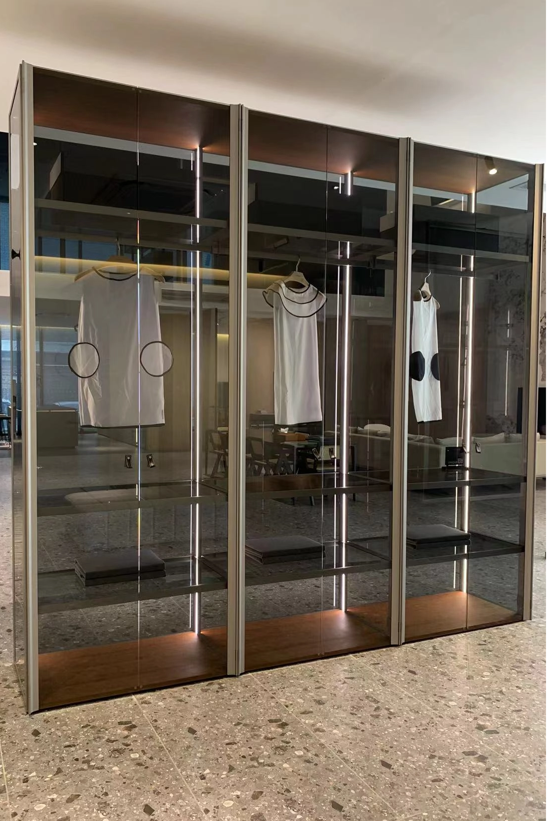Aluminum Glass Wardrobe And Wardrobe Profile
