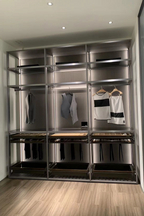 Aluminum Glass Wardrobe And Wardrobe Profile