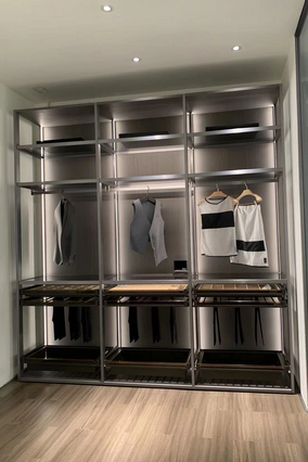 Aluminum Glass Wardrobe And Wardrobe Profile