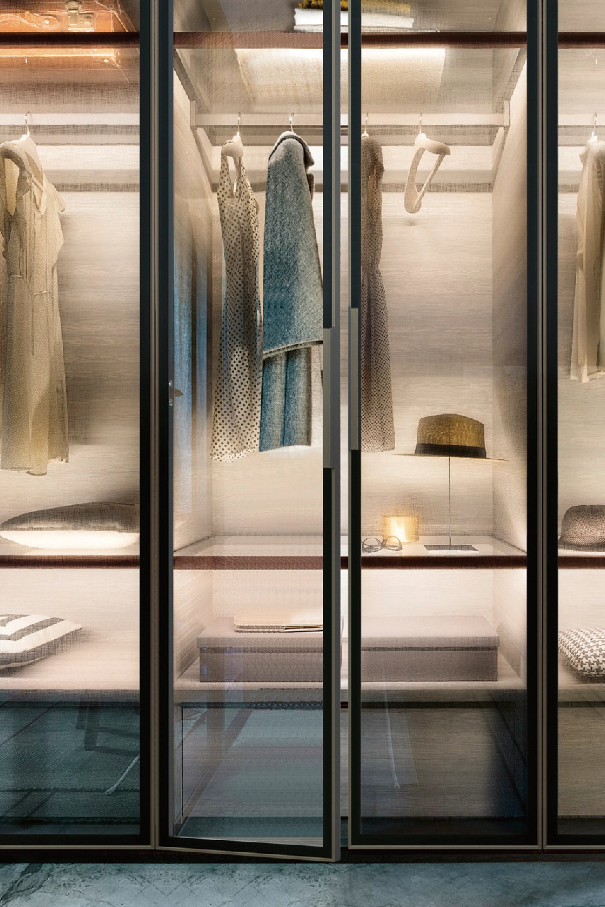 Minimalist Glass Frame Door for Cabinets